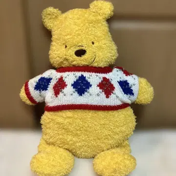 곰돌이 푸 봉제 인형 스웨터 담요 포함