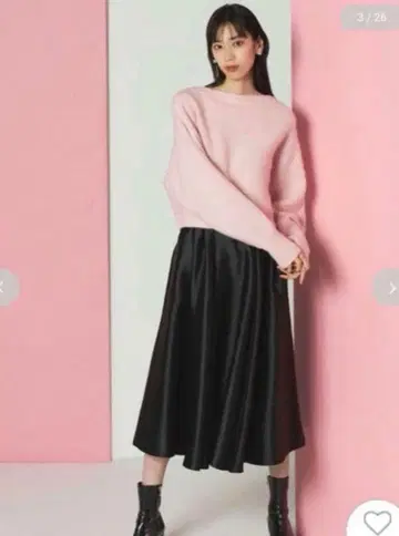 CELFORD 핑크 스팽글 니트 거의 미사용