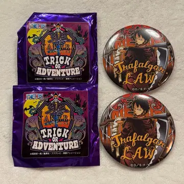 [무기와라 스토어 한정판] 원피스 트라팔가 로 야라 할로윈 캔뱃지