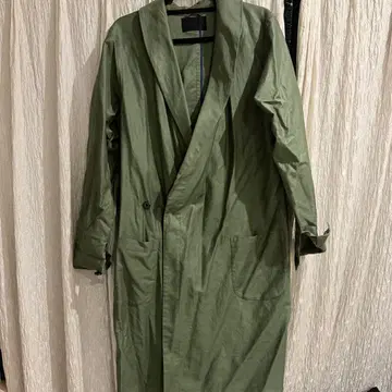 junhashimoto 올리브 트렌치코트