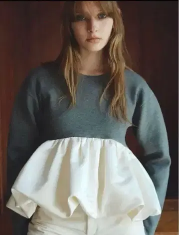 THE TOE Aachen Balloon Peplum 그레이 M