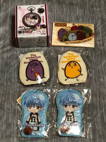 쿠로코의 농구 회중시계 빅 아크릴 키링 패스 케이스