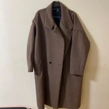 Hare 브라운 체스터 코트 플리스풍