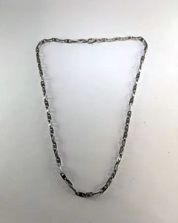 ITALY 실버925 닻 체인 목걸이