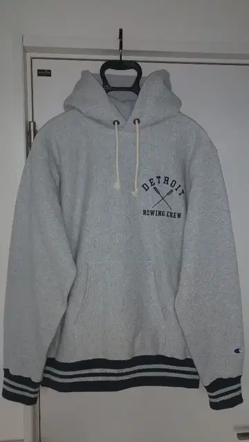 챔피온 Champion 리버스 위브 후드티 그레이 XL