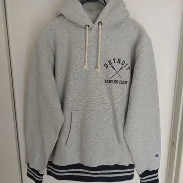 챔피온 Champion 리버스 위브 후드티 그레이 XL