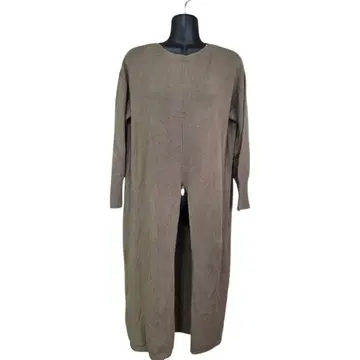 LOWRYS FARM 로리즈팜 니트 카키 롱 프리 사이즈