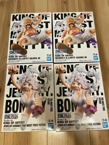 원피스 KING OF ARTIST 니카 루피 & 보니 4체 세트