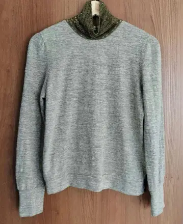 미나 페르호넨 belle 카라 레이스 니트 티셔츠