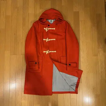 Harvard 오렌지 더플 코트 캐시미어 혼방 L 사이즈