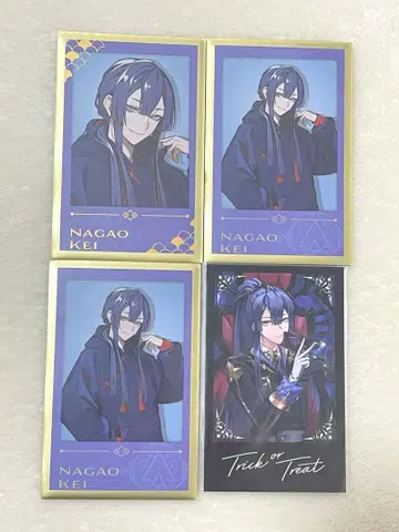 니지산지 중국 춘절 폴라로이드 레어 나가오 케이 할로윈 세트