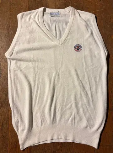 구제 의류 70s Pickering USA제 니트 베스트 V넥
