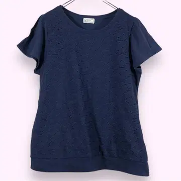 Natural Palette 반팔 티셔츠 네이비 네이비 컬러 [ 4L ]