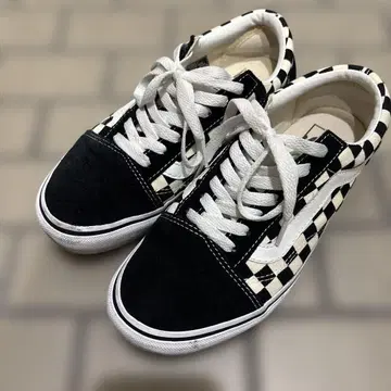 VANS 체커보드 스니커즈 24.5cm