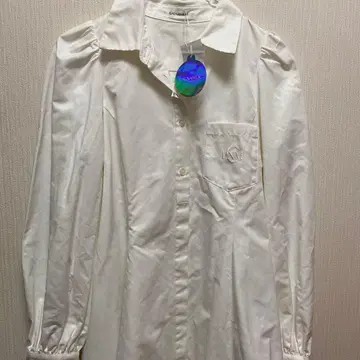 CALNAMUR 택 포함 새상품 화이트 셔츠 롱 원피스