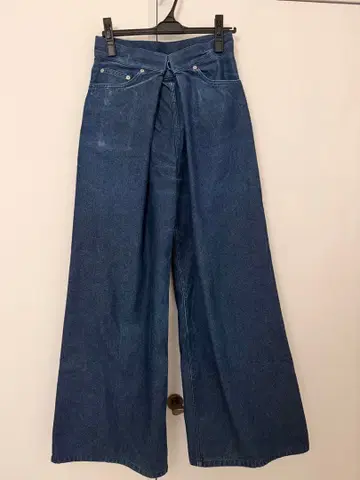 JOHN LAWRENCE SULLIVAN DENIM WIDE PANTS
