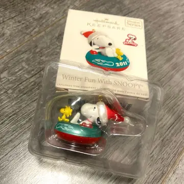 새상품! 2011년 한정판! Hallmark 스누피 크리스마스 오너먼트