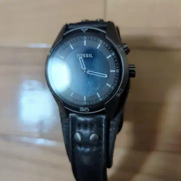 FOSSIL 아날로그 손목시계 블랙