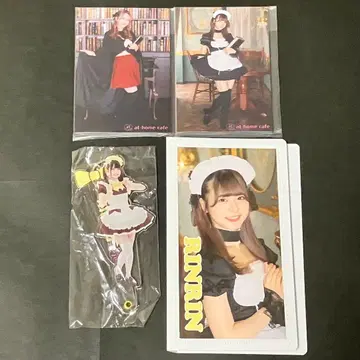 앳홈 카페 린린 아크릴 스틱 브로마이드 폴라로이드 파일