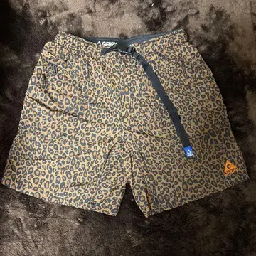 GERRY 하프 팬츠 레오파드 무늬 L 사이즈