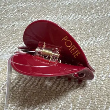 POTETE 쓰리 하트 클립 빨간색