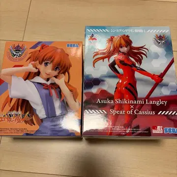 에반게리온 아스카 랑그레이 피규어 2체 세트