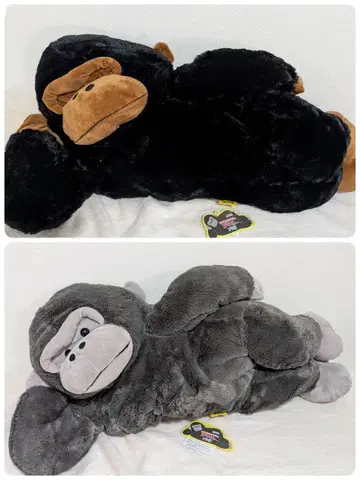 2체 세트 우호호 고릴라의 고리군 뒹굴뒹굴