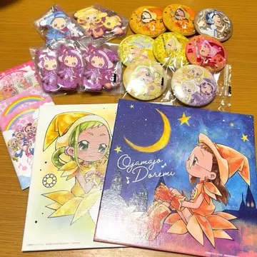 오쟈마녀 도레미 자수 캔뱃지 러버 마스코트 캔버스 모드 모음