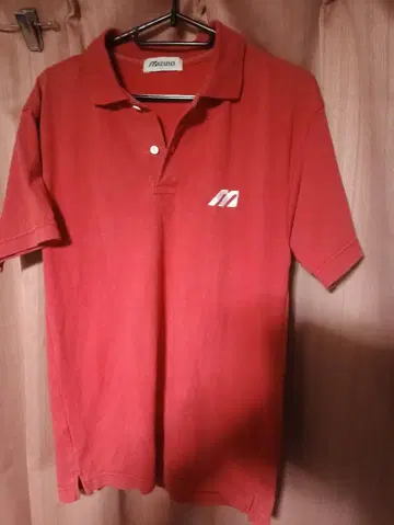 Mizuno 미즈노 레드 피케 셔츠