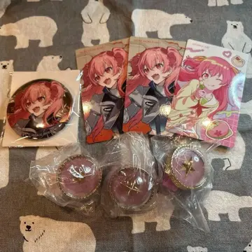 모모이 아이리 메탈릭 캔뱃지 & 에피카 & 린라이 세트