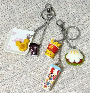 디즈니랜드 후드 키링 미니어처