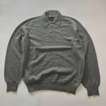 USED KIRKLAND 100% 캐시미어 니트 피케 셔츠