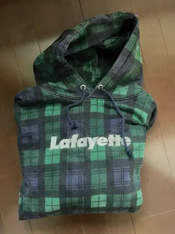 Lafayette 타탄 체크 후드티 xxl