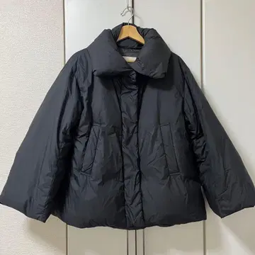 Ray BEAMS 돌먼 다운 자켓 블랙 0