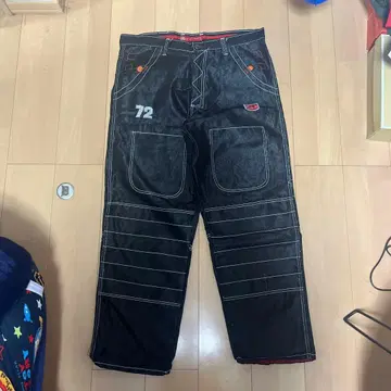 ECKO UNLTD. 블랙 와이드 팬츠 72