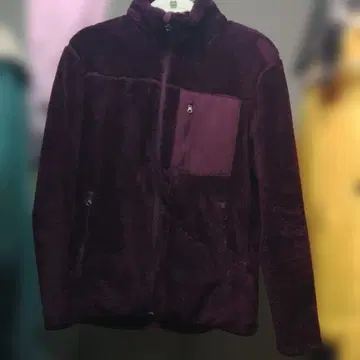 다크 퍼플 플리스 자켓