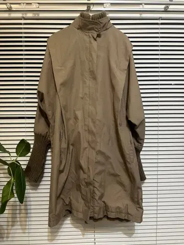 베이지 코튼 혼합 자켓 구제 의류