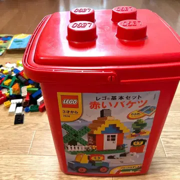 LEGO 기본 세트 빨간색 바구니 7616 블록 완구 레고