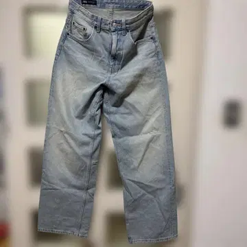 ZARA 라이트 블루 와이드 데님 팬츠