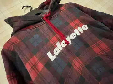 Lafayette 체크 후드티 xxl