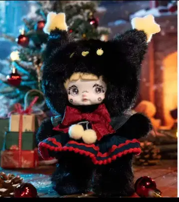 (신상) Nommi 마법의 크리스마스 이브 검은 고양이 새상품 미사용