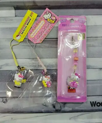 키티 족쇄 스트랩 오카야마 한정판 키비당고 하토버스 한국 치마저고리