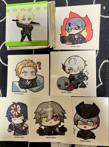 퍼니싱: 그레이 레이븐 아크릴 마그넷 카무이 스티커 세트