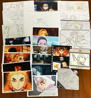 귀멸의 칼날 렌고쿠 쿄쥬로 우즈이 텐겐 브로마이드 포스카 코스터 세트