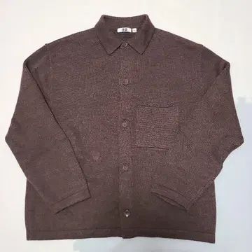 UNIQLOU 니트 오버 셔츠 자켓 2023년 모델