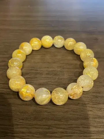 골드 타이틴 루틸 팔찌 11mm