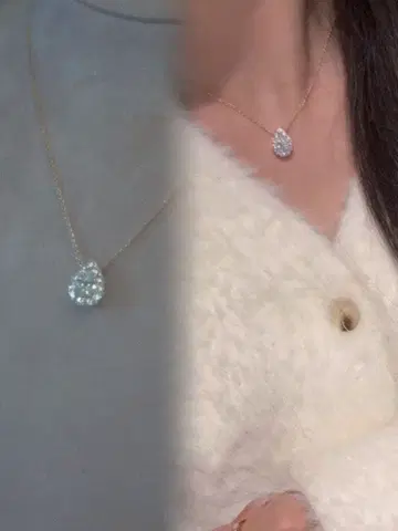 SASSY ANGEL 드롭 쉐이프 펜던트 골드 [ 새상품 ]