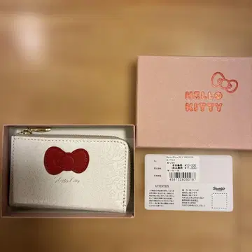 헬로 키티 천연 가죽 코인 케이스 동전 지갑 정가 11000엔