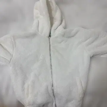 NOBLE PRODUCT 화이트 보아 자켓 M 사이즈