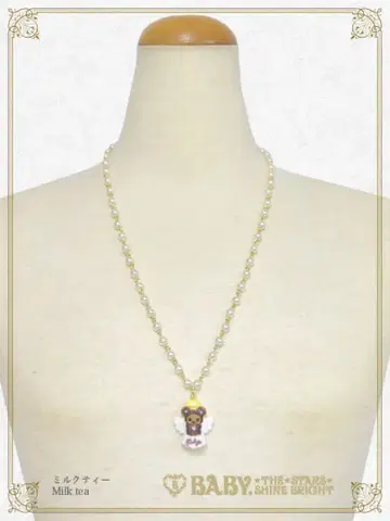 Christmas Angel 쿠마쨩 목걸이